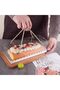 Set of 10 Large Transparent Rectangular Cake Boxes with Handle for Birthday, Wedding, Christmas Part - 2