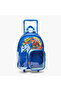 Print 3-Piece School Trolley Bag Set for Boys 3-5 Years with Lunch Box - 14 inches - 5