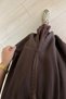 Coffee Lace Skirt with Elastic Waistband - 5