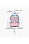 Princess Print Backpack for Girls 5-8 Years with Laptop Compartment - 16 inches - 2