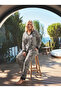 Plus Size Zebra Patterned Shirt Pajama Set - 2