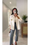 Pera Ecru Shirt with Embroidered Detail - 3