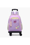 Printed Trolley Bag for Girls 8-12 Years Retractable Handle - 18 inches