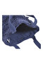 Hand-Tufted Navy/Black Cotton Tote – Boho Chic & Artisanal Charm - 2