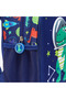 Dinosaur Print Trolley Bag for Boys 3-5 Years with Lunch Bag and Pencil Pouch - 14 inches - 6