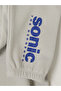 Gray Sonic Printed Boys' Tracksuit Set - 6