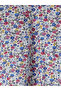 Navy Blue Patterned Girls' 2-Piece T-Shirt - 7