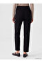 Black Slim Fit Women's Ribbed Trousers - 4