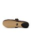 Brown Buckle Mary Jane Women's Flats - 7
