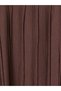 Brown Crew Neck Striped Oversize Blouse - 7