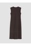 Brown Crew Neck Soft Touch Dress - 7