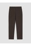 Brown Regular Fit Gabardine Men's Chino Trousers