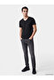 Black V-Neck Short Sleeve Men's Undershirt - 2