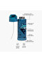 Shark Print Stainless Steel Water Bottle with Spout and Handle - 2