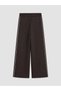 Brown Stripe Detailed Soft Touch Women's Sweatpants - 6