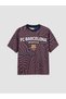 Navy Blue Fc Barcelona Licensed Boys' T-Shirt - 2