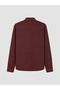 Burgundy Regular Fit Dobby Men's Shirt - 7
