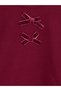 Burgundy Crew Neck Girl's T-Shirt Pack of 2 - 3