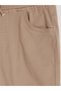 Beige Boy's Gabardine Trousers - 2