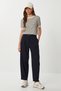 Pensli Polyviscon Balloon Trousers Lgp0033 Dark Blue