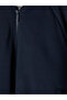Navy Blue Hooded Girl's Jacket - 5
