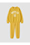Yellow Printed Boys' Tracksuit Set