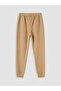 Beige Boys' Pique Jogger Sweatpants - 4