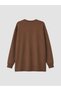 Brown Soft Touch Women's Sweatshirt Tunic - 7
