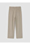 Beige Relax Fit Men's Pleated Trousers - 4