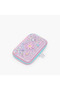 Floral Print Pencil Pouch with Zip Closure - 3