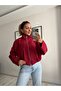 High Collar Zippered Bomber Jacket - 5
