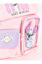 Blue stitch Printed girl's backpack - 4