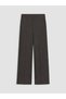 Brown High Waist Patterned Women's Trousers - 5