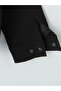 Black Shirt Collar Men's Jacket - 8