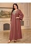 Rochie maxi, roz - 1XL - 3