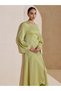Rochie maxi, verde - M - 7