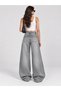 Comfortable Fit Wide Leg Jeans with Vintage Effect - 3