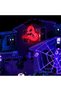 (eb258)White & Red Halloween Inflatable Ghost with LED Lights, Window Breakout Ghost Decor for Indoor Outdoor Yard Party - 4