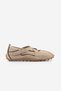 Women's Cross-Strapped Mesh Detailed Round Toe Mary Jane Casual Sports Shoes Sneaker Lorvin Beige Suede - 3