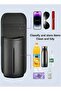 Car Tissue Holder Multipurpose Car Cup Holder PU Leather Car Storage Box with Side Pockets - 3