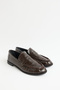 Loafer 2517 - Classic Leather Look Oval Toe Bitter Brown Waterway Women's Loafer - 4