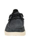 Solid Round Toe Lace-Up Men's Slip-On Shoes - 3