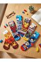 Premium Boys' Cartoon Character Patterned Colorful 6-Piece Licensed Socks - 2