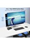 محول HDMI KVM، يدعم دقة 4K عند 60 هرتز لشاشة واحدة وجهازين كمبيوتر، محول USB 2.0 للوحة المفاتيح والماوس - 2