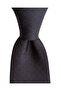 Black Patterned Silk Tie – 7.5 cm Wide - 6