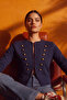 Gold Buttoned Knitwear Napoleon Jacket - 3