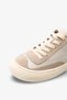 Eraska Women's Genuine Leather Sneaker Sports Shoes - Beige Suede - 5