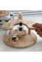 Luma Wooden Perfume Organizer 2-Tier Cosmetic Makeup Organizer Solid Pine - 8