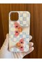 iPhone 15 Duck Printed Velvet Inside Launch Silicone Phone Case (White Case) - 7