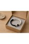 Danvero Silverloop Black Silver Tone Leather Men's Bracelet - Braided Cord Design - 3